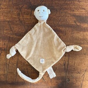 MiYim Tan Monkey Lovey Security Blanket